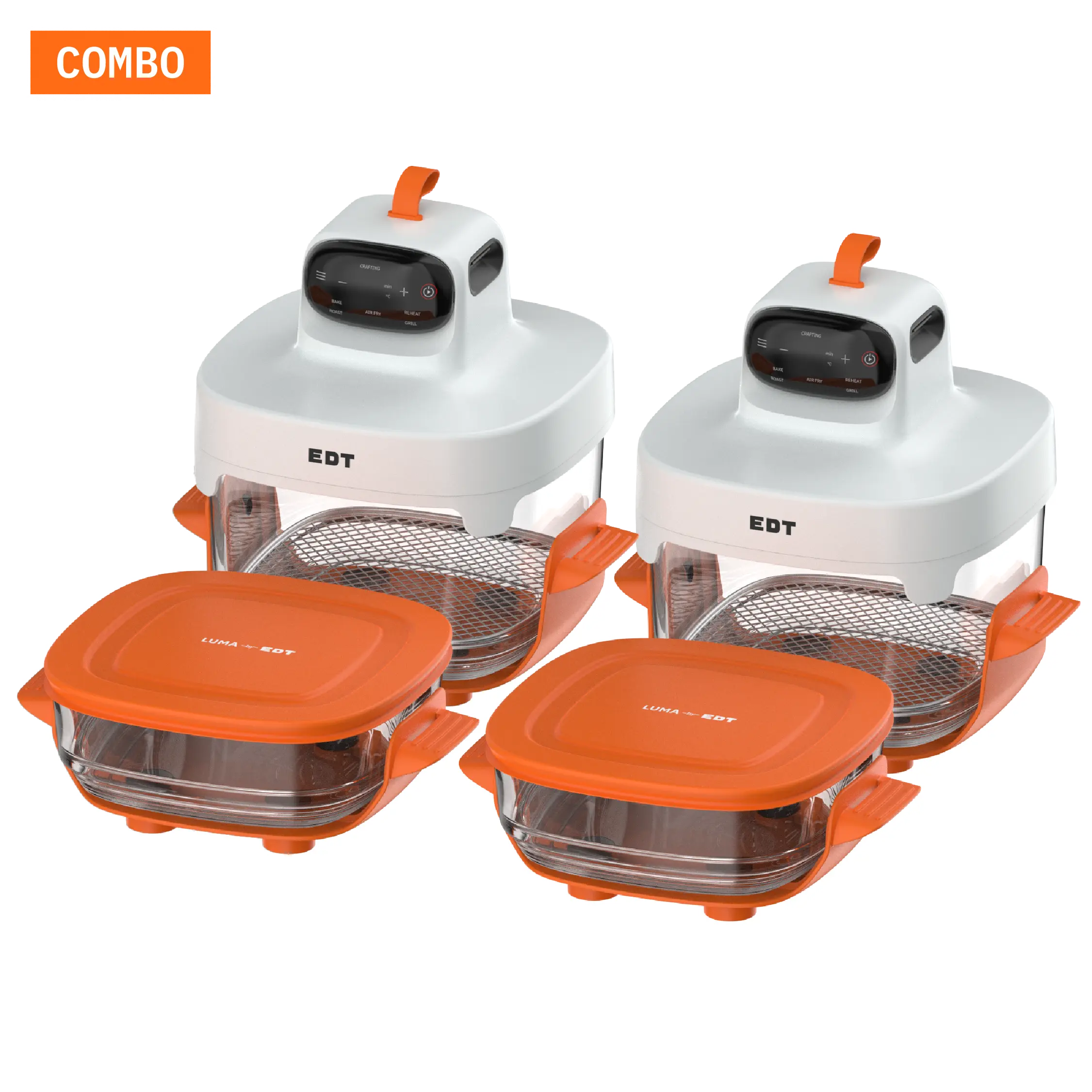 LUMA Origin Orange Air Fryer Combo